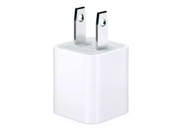 4d433b شارژر اپل آیفون Apple iPhone 5W USB Power Adapter (کدB9014) - تصویر 1