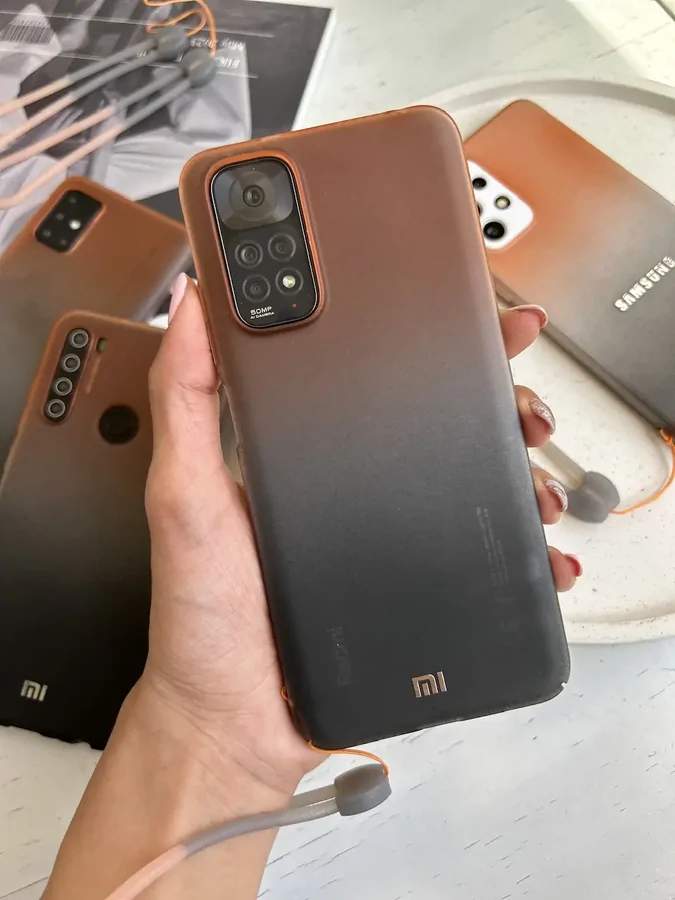 4f473d قاب Orange Fade PC سامسونگ و شیائومی (کدC1298) - تصویر 1