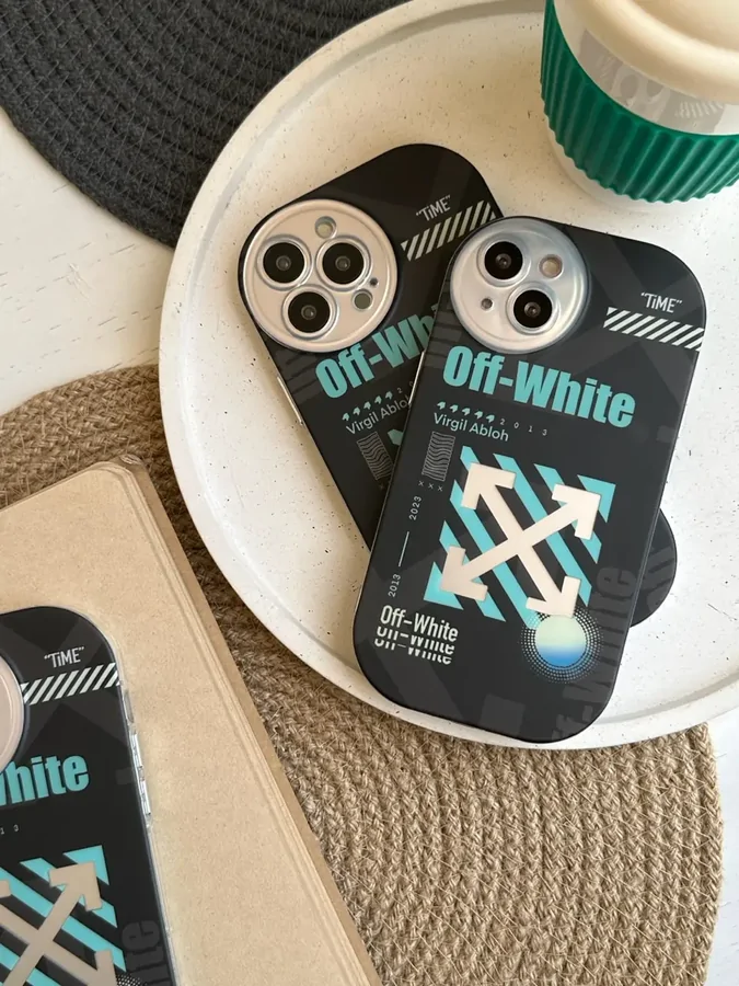 1f0a84 قاب Off-White لنز رینگی مشکی (کدC1321) - تصویر 1