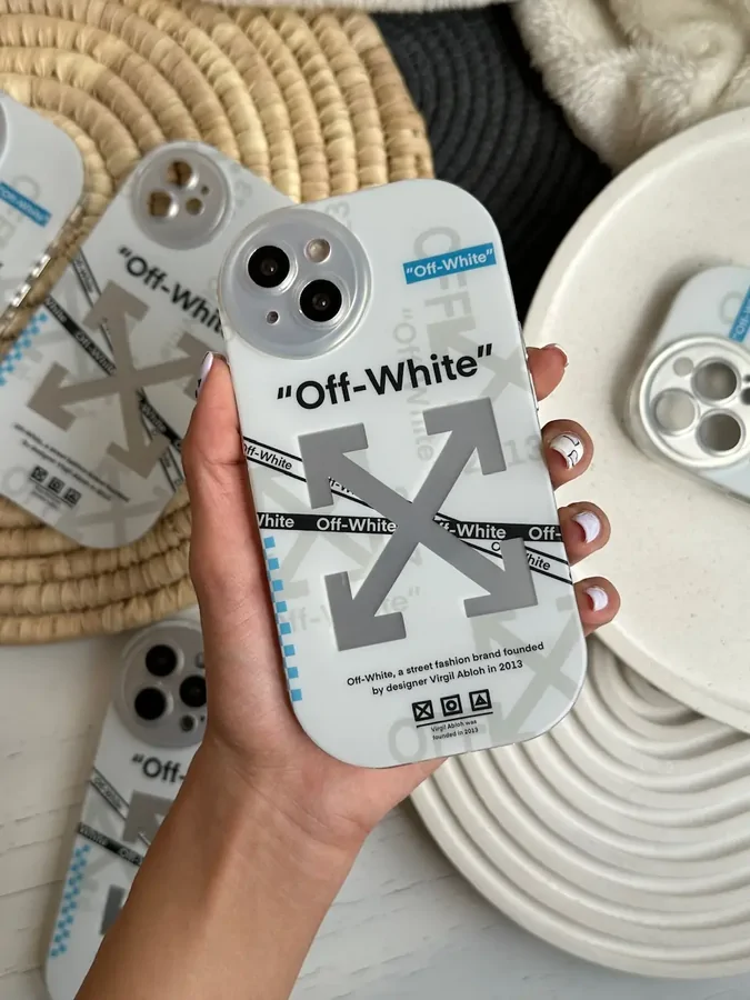 2ce5f9 قاب Off-White لنز رینگی سفید (کدC1320) - تصویر 1