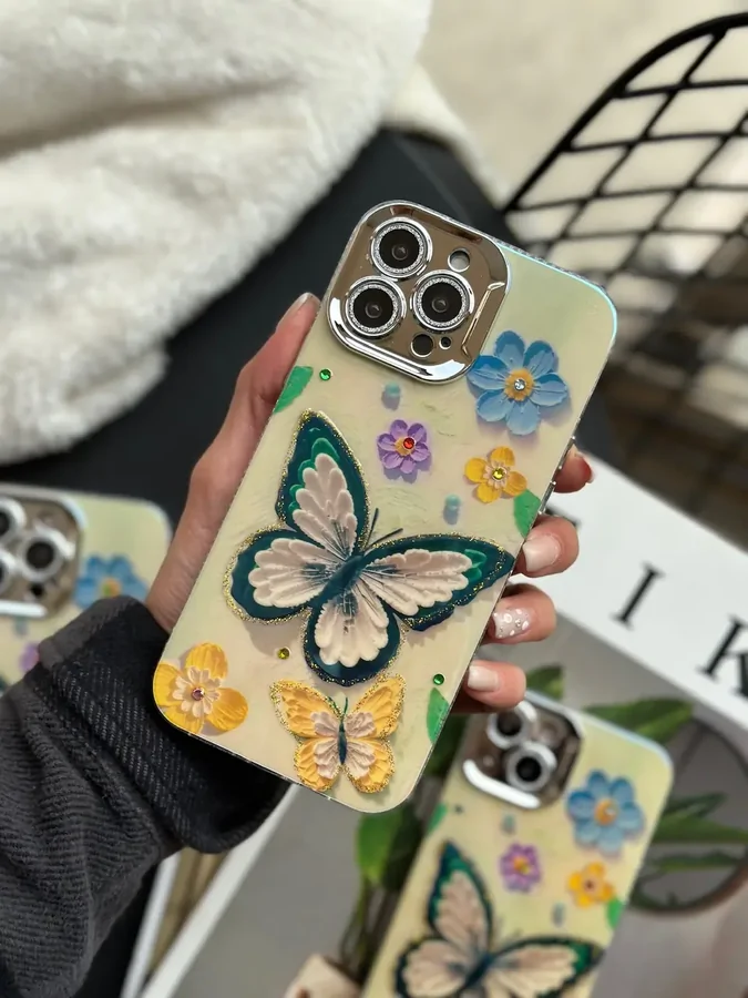ac68d5 قاب Flower & Butterfly (کدC1540) - تصویر 1