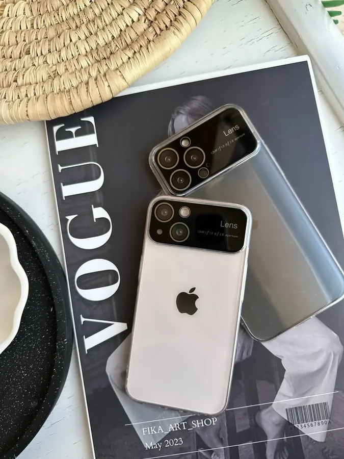 6d0e01 قاب Lens Case شفاف (کدC1284) - تصویر 1