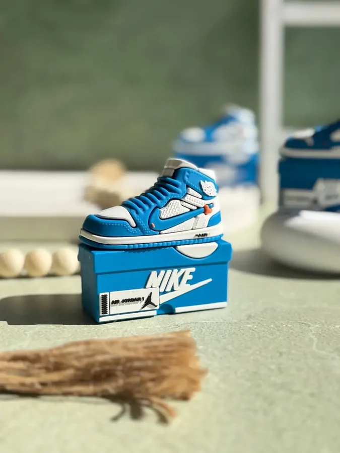 9ac7eb ایرپاد سیلیکونی Air Jordan Blue آبی (کدa0183) - تصویر 1