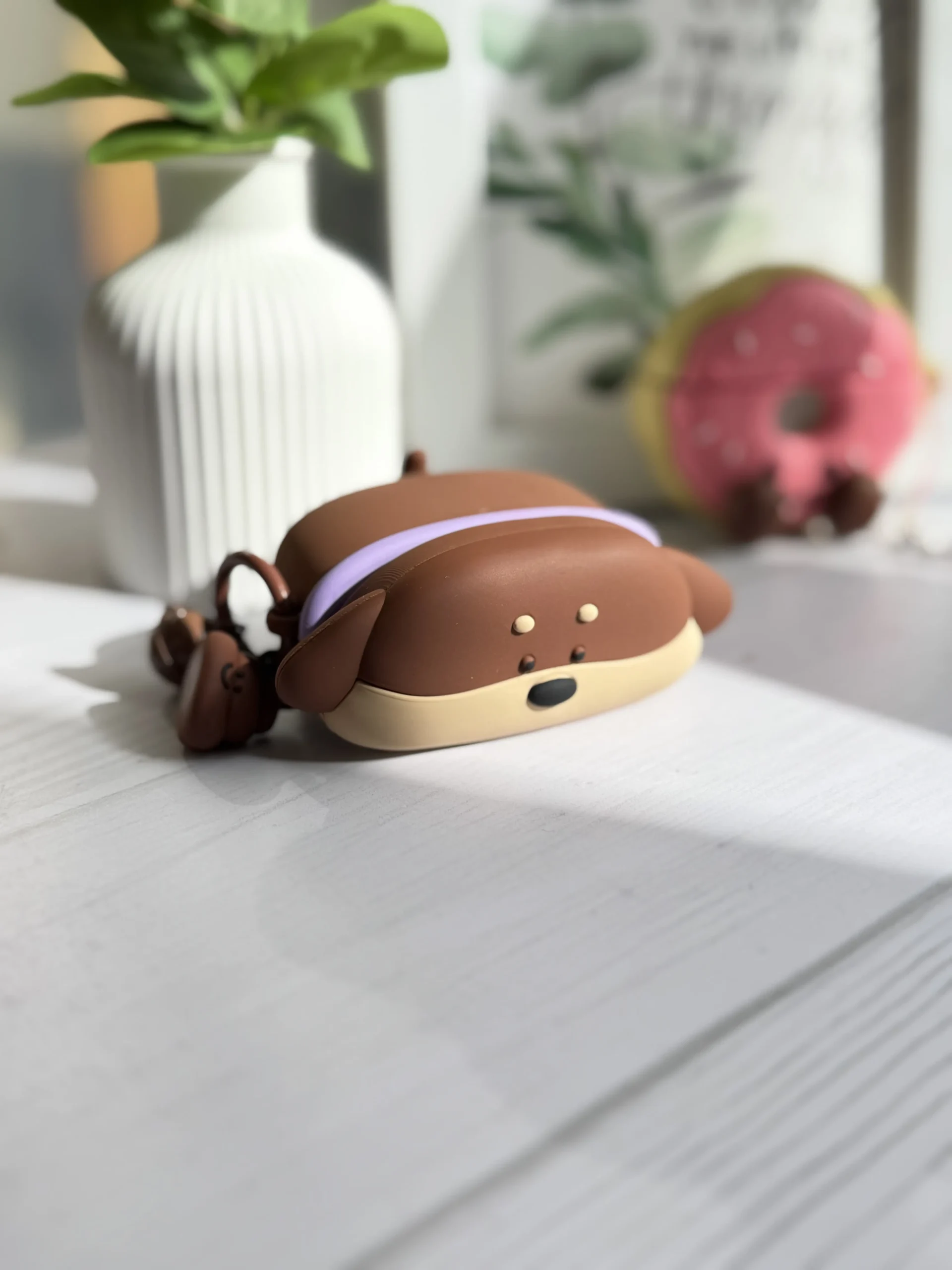 4da69d-1 کاور ایرپاد Cartoon Puppy سیلیکونی با آویز (کدa0239) - تصویر 1