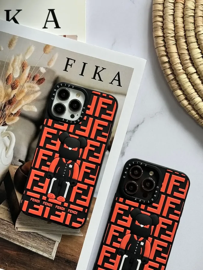 fede26 قاب FENDI سیلیکونی برجسته (کدC1475) - تصویر 1