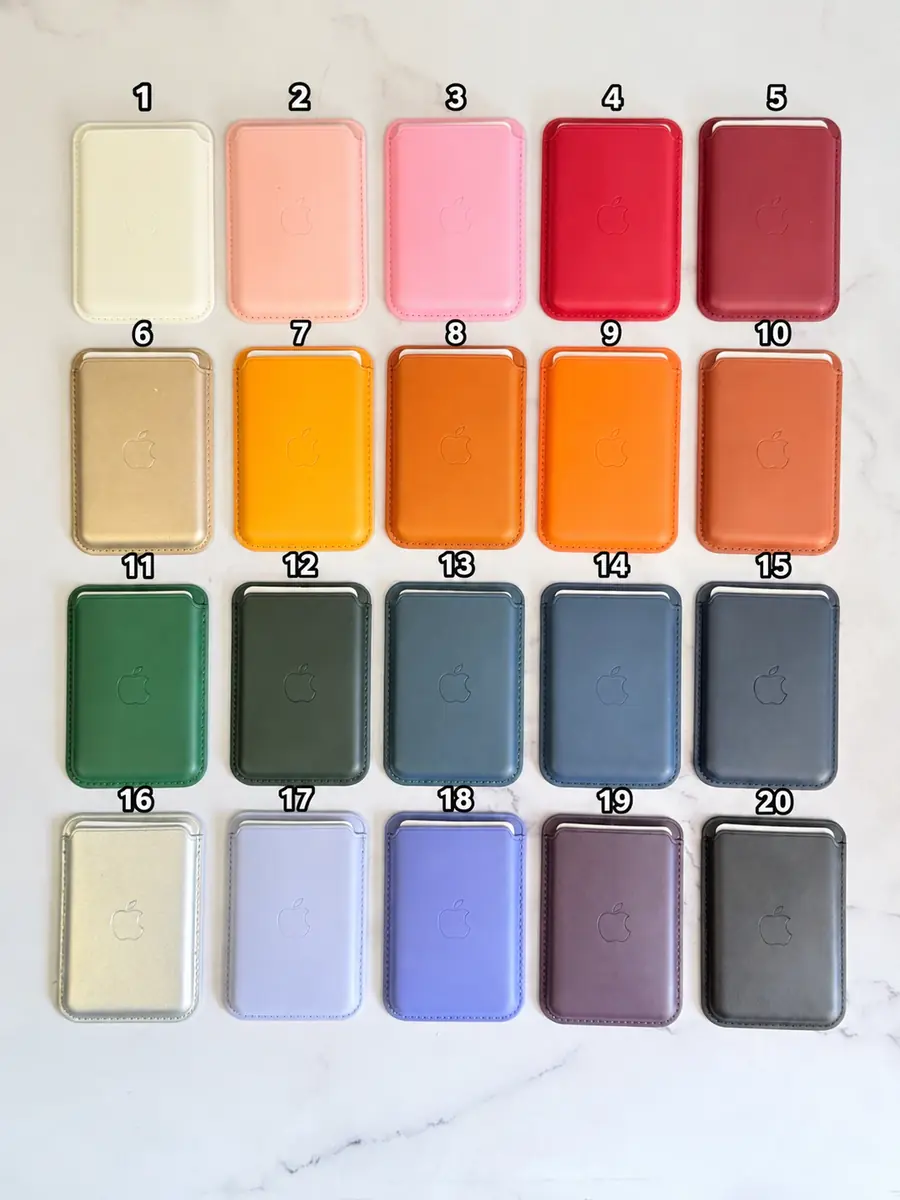 574113 جاکارتی مگ سیف اپل Leather wallet magsafe (کدa0069) - تصویر 1