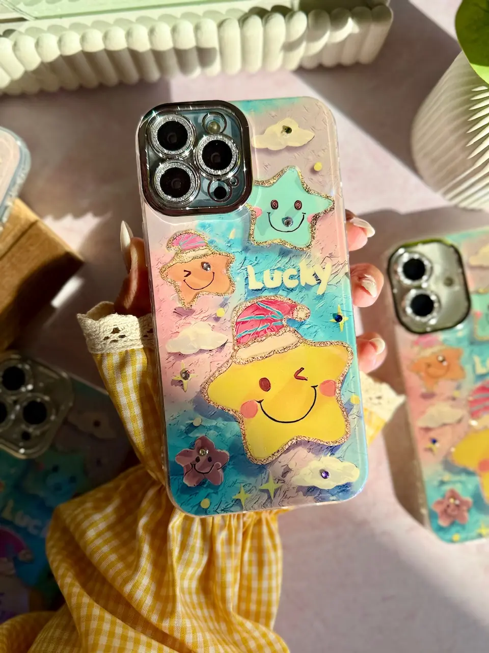 594eb4 قاب ستاره LUCKY (کدC2117) - تصویر 1