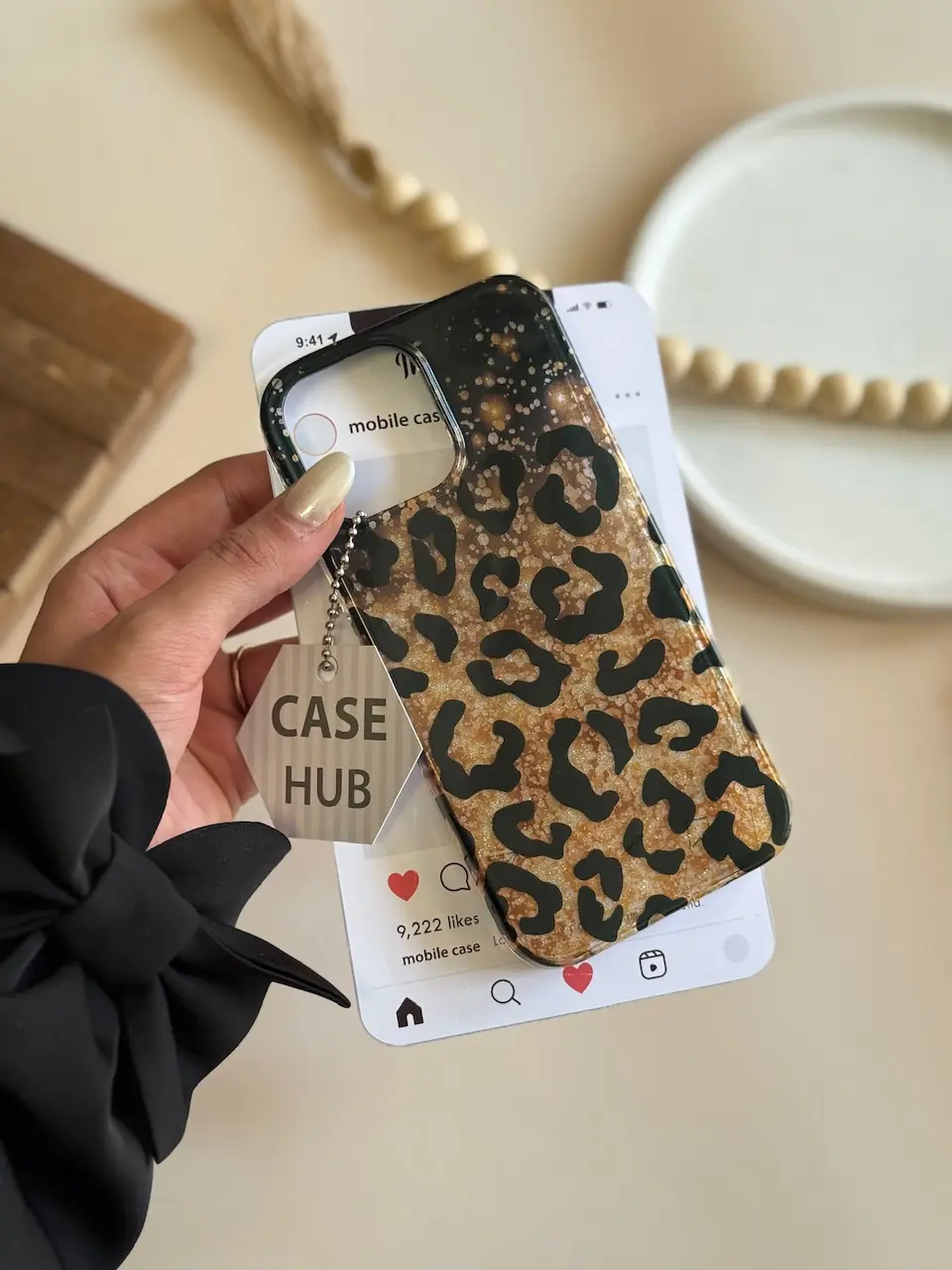 d30aca قاب Shiny leopard (کدC2105) - تصویر 1