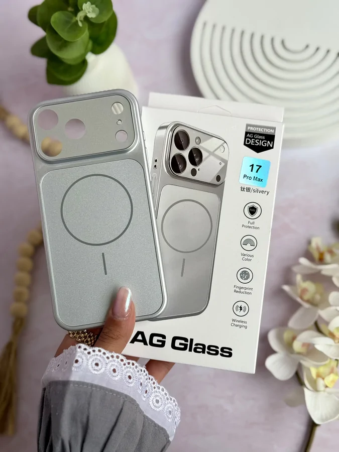 bbb5b0 قاب AG GLASS ^ نقره ای ^ (کدC2152) - تصویر 1