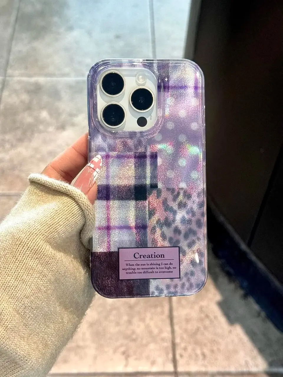 4aa560 قاب Purple Creation (کدC2237) - تصویر 1
