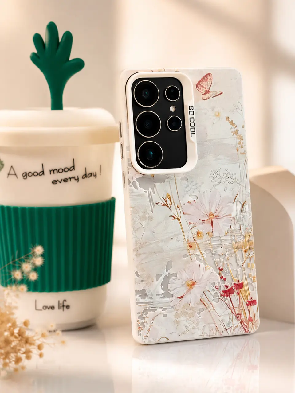 598656 قاب SoCool Butterfly Bloom (کدC2248) - تصویر 1