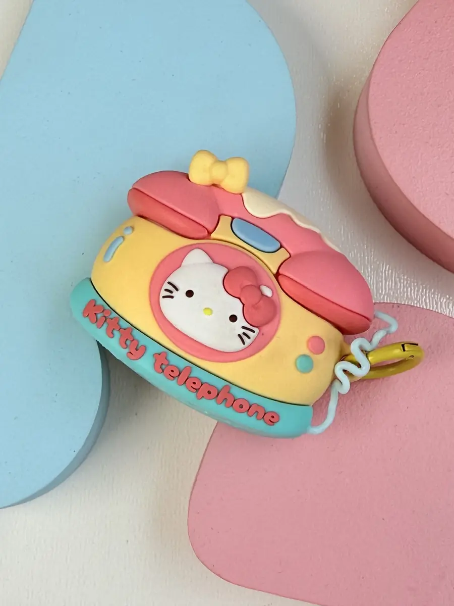 b22030 کاور ایرپاد سیلیکونی Kitty Telephone (کدa0327) - تصویر 1