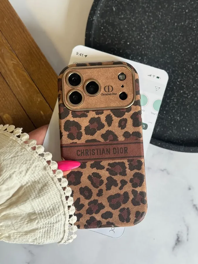 814ddd قاب Dior Leopard Golden (کدC2217) - تصویر 1